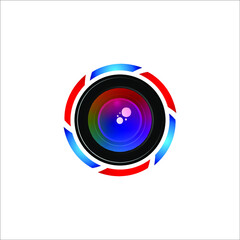 Lens Camera Logo 