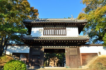Fototapeta premium 土浦城 太鼓櫓門