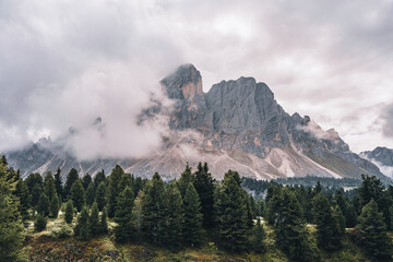 Moody Dolomites landscape during fall