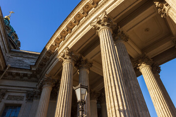 Obraz premium Colonnade of the Kazan Cathedral in St. Petersburg.