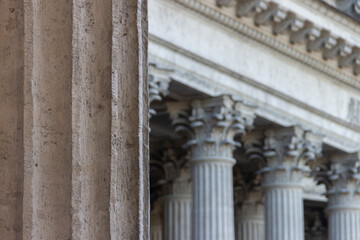 Obraz premium Colonnade of the Kazan Cathedral in St. Petersburg.