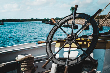 wheel of a ship © Wilder Mile Creative