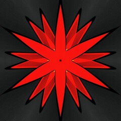 vivid yellow and bright red coloured building block on dark grey background patterns and designs