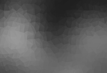 Obraz premium Dark Silver, Gray vector abstract polygonal cover.