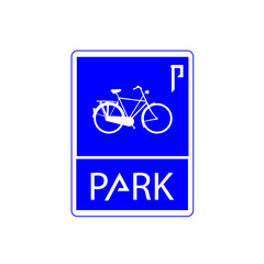 Fototapeta premium Bike Sign Icon Design Illustration