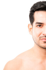 Obraz premium Closeup of a handsome young man