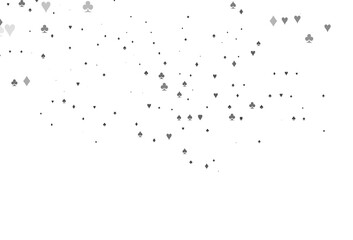 Light Silver, Gray vector layout with elements of cards.