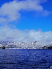 滋賀県長浜市余呉湖（冬）