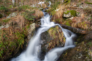 Fototapeta na wymiar Winter am Feldberg Fahler Wasserfall