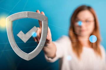 security data code digital in hand