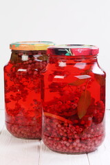 Jar of maraschino cocktail cherries

