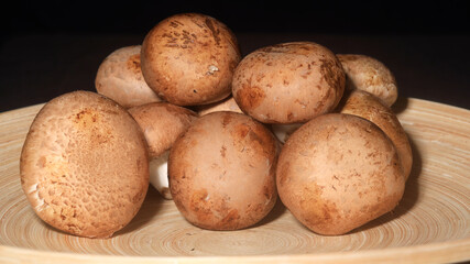 Delicious Mushrooms: Champignons in a bowl