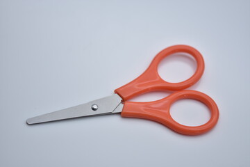 orange Scissors for cutting hair