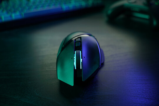 Kuala Lumpur - December 19th 2020 : The New Hyperspeed Wireless Razer Basilisk Ultimate Gaming mouse with with 14 customisable chroma RGB and optical switch    