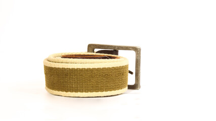 Isolated women's belt on a white background