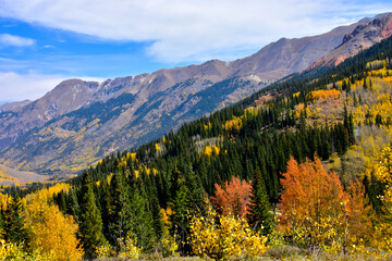 Fall colors on the San Juan Skyway, Colorado
