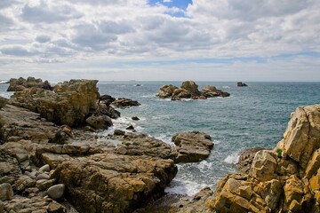view of the coast of the sea