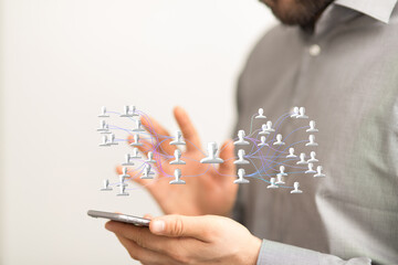 team hierarchy connection group digital