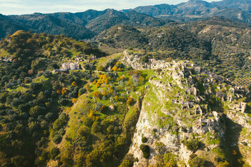 Brancaleone superiore, paese abbandonato in Calabria