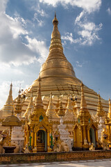 Naklejka premium Pagode Shwedagon à Yangon, Myanmar