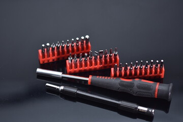 Precision Ratchet Screwdriver and Bits Set,
