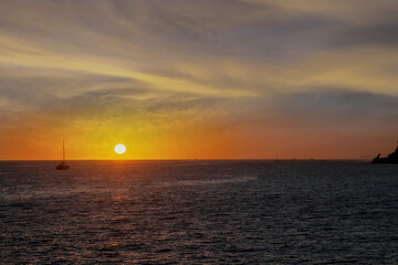 Low Sunset Over the Sea of Cortez, Mexico