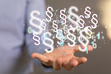 3D rendering law paragraph icons