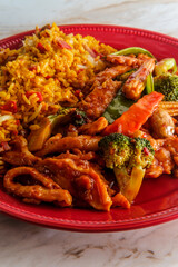Szechuan Chicken Chinese Vegetables