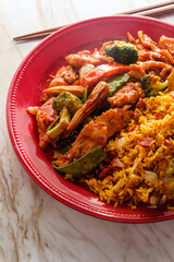 Szechuan Chicken Chinese Vegetables