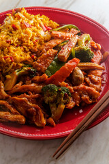 Szechuan Chicken Chinese Vegetables