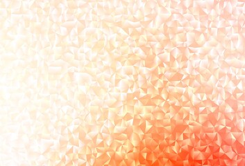 Light Red vector polygon abstract backdrop.