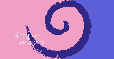 Simple bright background with an abstract shape. Presentation template, invitation, etc.