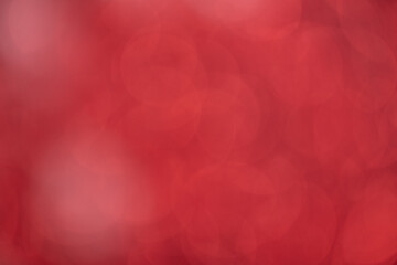 red bokeh. Red background. Christmas background in red.