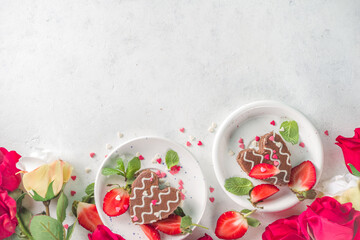 Valentines day chocolate cakes