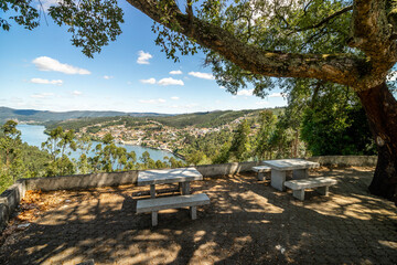 Fototapeta premium Beautiful landscapes of Douro river Valley, Porto, Portugal