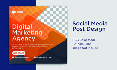 Corporate Social media post design template