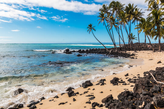 Mahai'ula Beach, Kekaha Kai Beach Park, Hawaii, Hawaii, USA