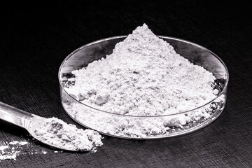 Sodium bisulfate, also called sodium hydrogensulfate. Used to reduce alkalinity in swimming pools.