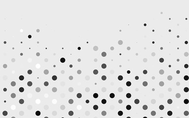 Light Silver, Gray vector cover with spots.