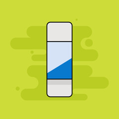 Eraser back to school tool picture icon - Vector