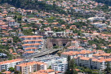 Fototapeta na wymiar Straßen in Funchal