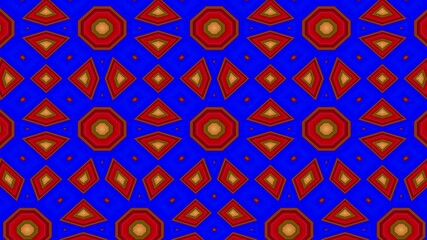 repeating multicolor patterns. 