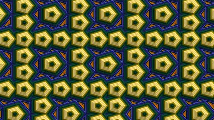 repeating multicolor patterns. 