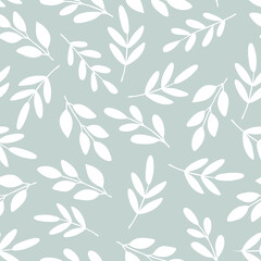 Seamless pattern with hand drawn flowers, florals,pumpkins, abstract elements. Repeating background for wrapping paper, fabric,textile, stationary products decoration.