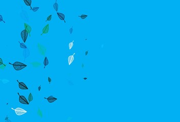 Light Blue, Green vector hand painted texture.