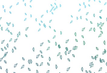 Light Blue, Green vector sketch cover.