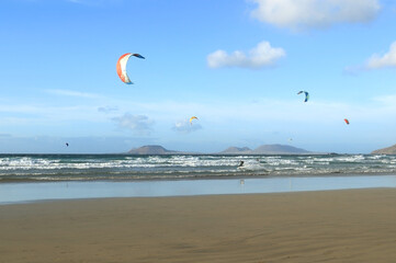 kite on the Famara beach