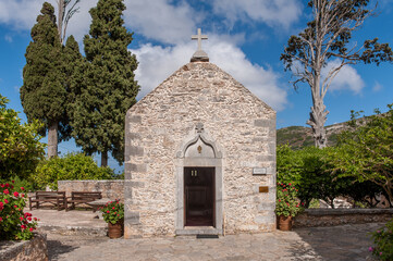 Fototapeta na wymiar Kapelle im Areti-Kloster auf Kreta