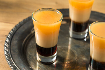 Boozy Layered B52 Shot Cocktail