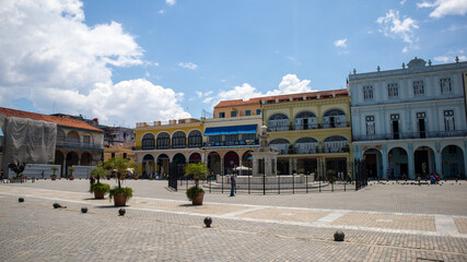 Fototapeta na wymiar square in the center of the city